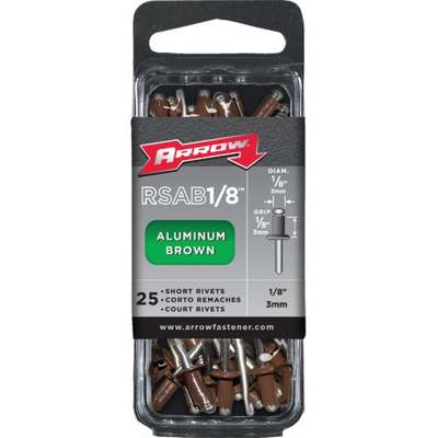 1/8X1/8 BRN ALUM RIVET