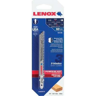 3pk 4" 10T T Jig Blade