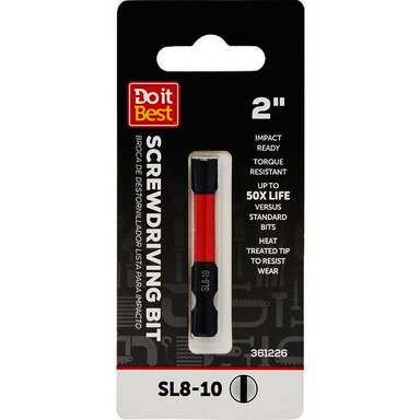 BIT SCREWDRIVER SLOT #8-#10