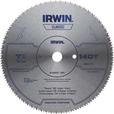 7-1/4" PLYWOOD BLADE