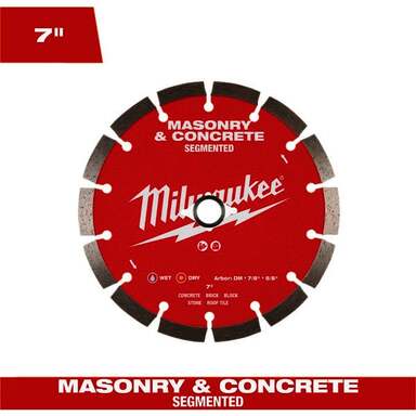 7" SGMNTD DIAMOND BLADE