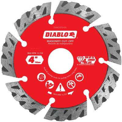 4" DIAMOND MASONRY DISC