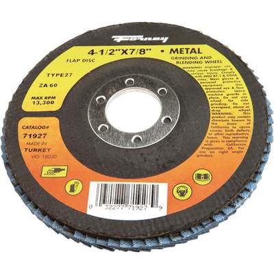 60GR BLUE ZIR FLAP DISC