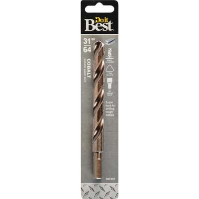 31/64" COBALT DRILL BIT