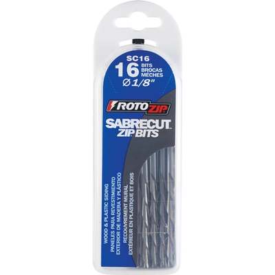 Rotozip Sabrecut 1/8 In. Multi-Purpose Bit (16-Pack)