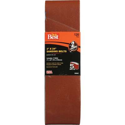 BELT SANDING 3X24 FINE 5PK