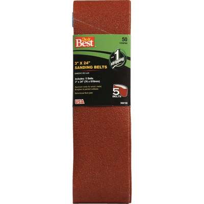 BELT SANDING 3X24 COARSE 5PK