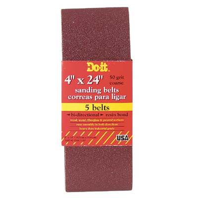 BELTS SANDING 4X24 COARSE 5PK