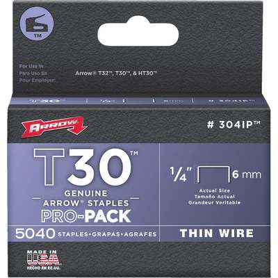 T30  1/4" STAPLE - 5000