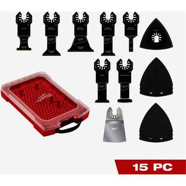15PC OSCLT BLADE W/ CASE