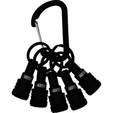 Keychain Bit Holder 5pk Blk