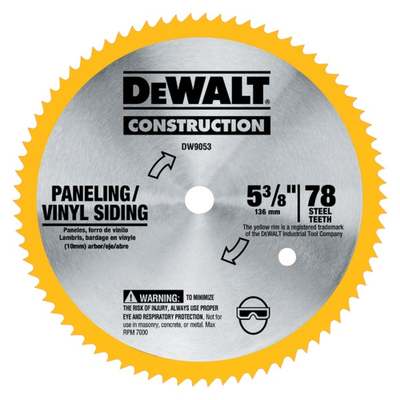 5-3/8" 78T STEEL BLADE