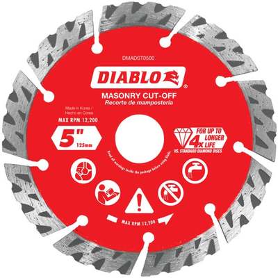 5"  DIAMOND MASONRY DISC