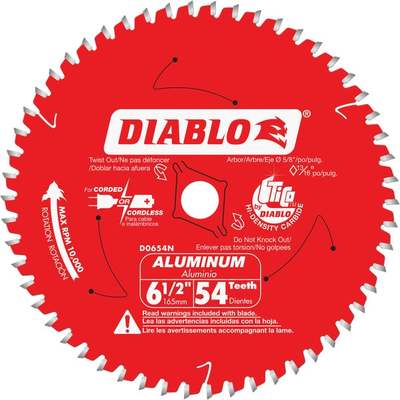 6.5"X54T ALUM SAW BLADE