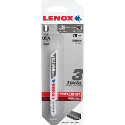 3pk 3-5/8 18T T Jig Saw Blade