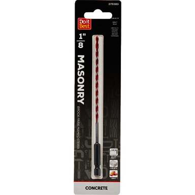 BIT DRILL 1/8"MASONRY CARBIDE