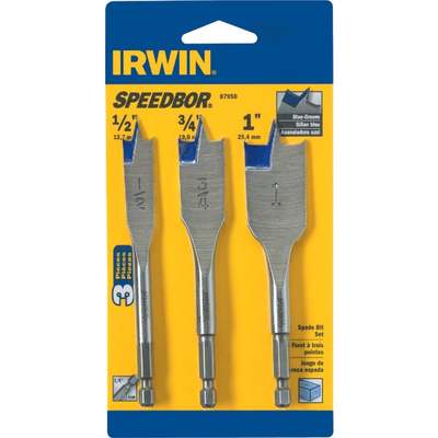 3pc Spade Bit Set Irwin