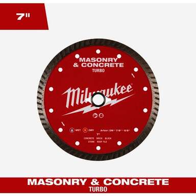 7"TURBO MSNRY DMND BLADE