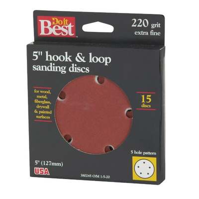 380245 DISC,SAND 5" 220