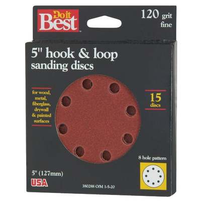 DISCS SANDING 5" HL-8H #120 15