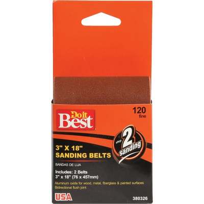 3X18 120G SANDING BELT