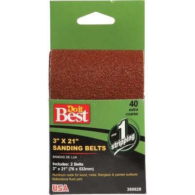 BELT SANDING 3X21 40G 2PK