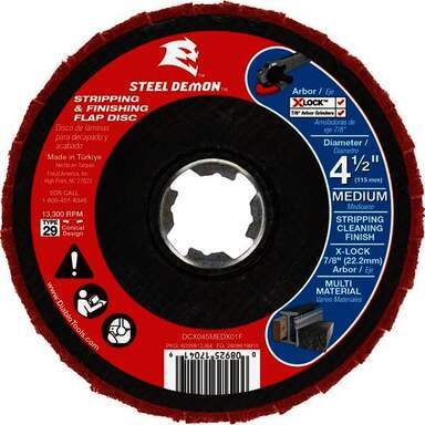 4-1/2" MEDIUM FLAP DISC