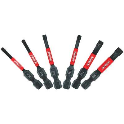 6PC 2" TORX DRIVE BITS