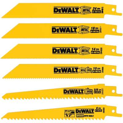 6PC RECIP BLADE SET