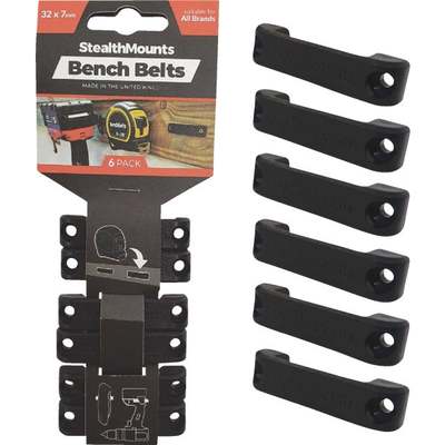 6 Pk Univ Hanger Clips