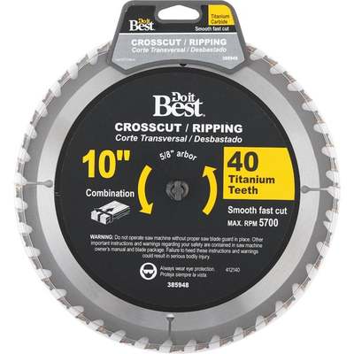 10" 40T TITAN SAW BLADE