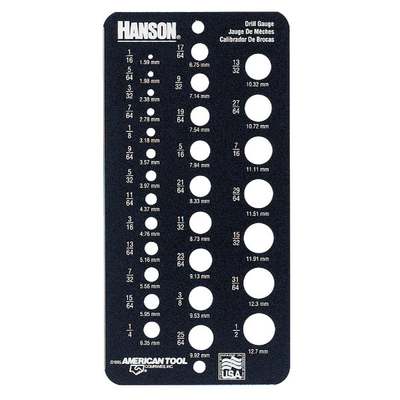 FRACTIONAL DRILL GAUGE