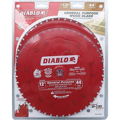 2PK 12" 44T GP SAW BLADE