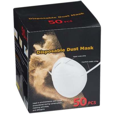 Disposable Dust & Face Mask (50-Pack)