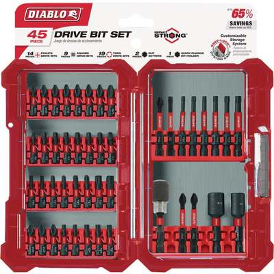 45PC SCREWDRIVER BIT SET