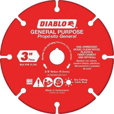 3" CUT-OFF WHEEL