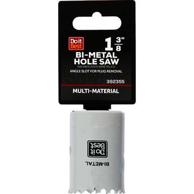 SAW HOLE 1-3/8"W/MANDREL BI-MET