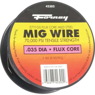 FLUX MIG WIRE 2LB .035