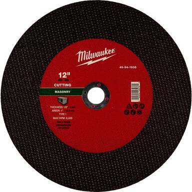 12x1/8x1 Masonry Wheel Milwaukee