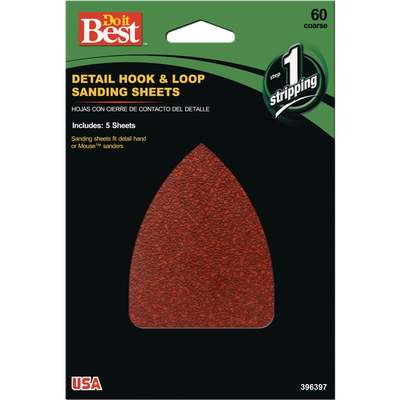 Do it Best 60 Grit Mouse Sandpaper (5-Pack)