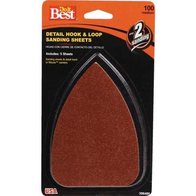 Do it Best 100 Grit Mouse Sandpaper (5-Pack)