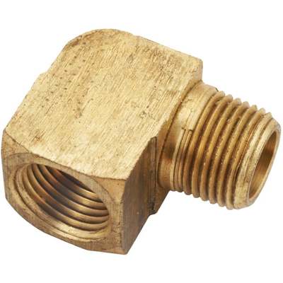 1/8 YLW BRASS ST ELBOW