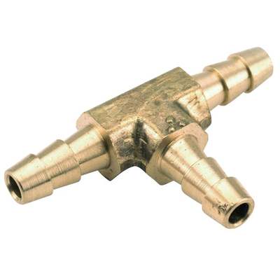 Anderson Metals 3/8 In. ID Brass Hose Barb Insert Tee
