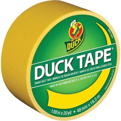 Duck Tape 1.88 In. x 20 Yd. Colored Duct Tape, Yellow