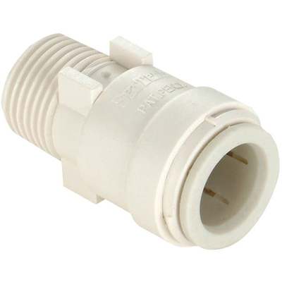 Watts Aqualock 1/2 In. CTS x 3/8 In. MPT Quick Connect Plastic Connector