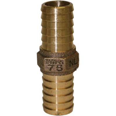 1-1/4" X 1-1/4" COUPLING BRASS