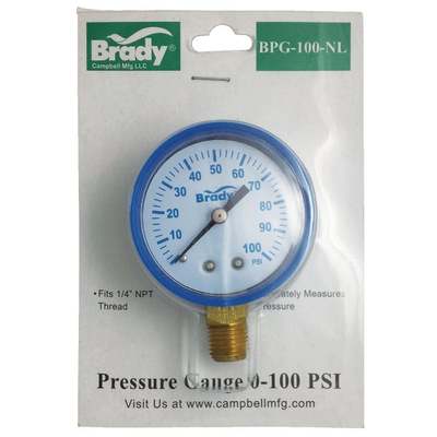 0-100 BRADY TEST GAUGE
