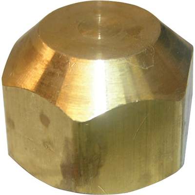 1/4 BRASS FLARE CAP