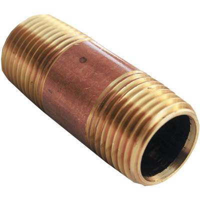 1/2 X 2 BRASS NIPPLE