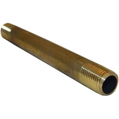 1/4 X 6 BRASS NIPPLE